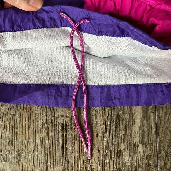 Vintage 80s ASICS MFT Color Block Pullover Windbreaker Track Jacket Size S - Picture 7 of 10